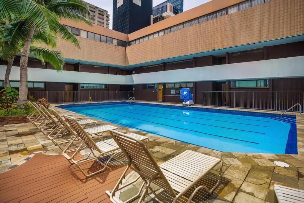2Br Downtown High Ceiling Free Parking And Wifi Appartement Honolulu Buitenkant foto